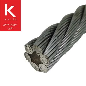 سیم-بکسل-طناب-فولادی-کاریز-steel-wire-rope-6x19-kariz