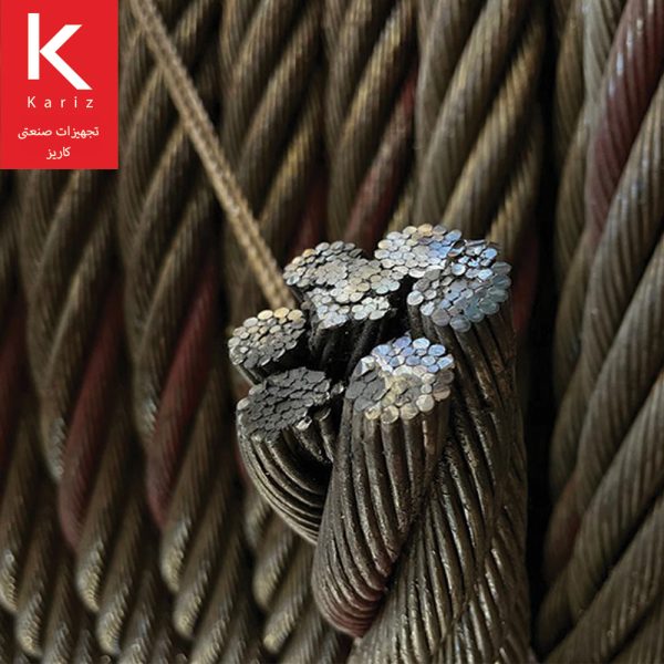 سیم-بکسل-مغز-فولادی-کاریز iwrc steel wire rope kariz