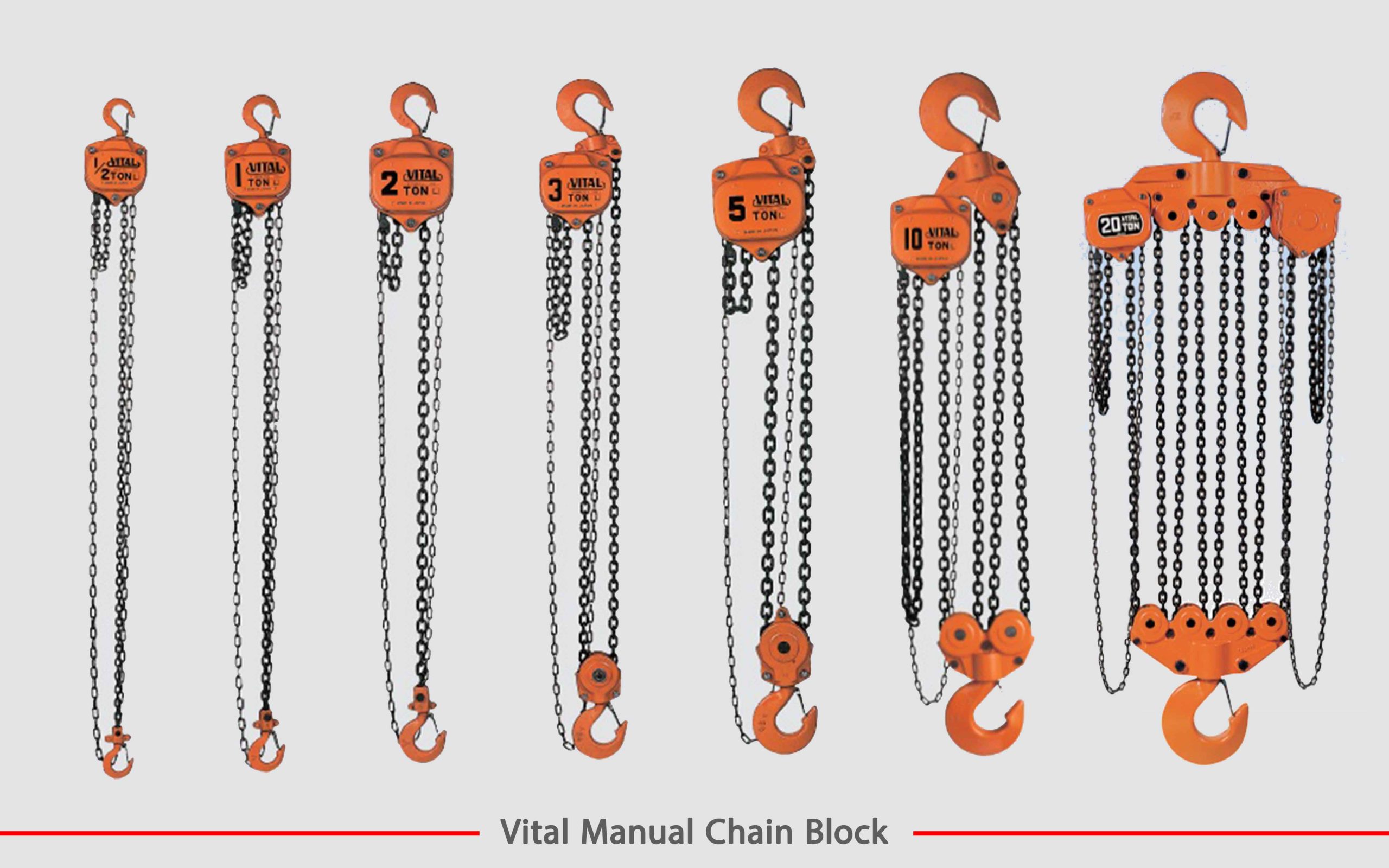 جرثقیل دستی زنجیری ویتال تجهیزات صنعتی کاریز vital chain manual block kariz industrial equipment
